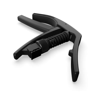 D'Addario NS Artist Guitar Capo for 6-String Electric & Acoustic Guitars, Black image 2