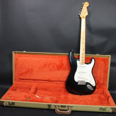 1986 Fender American Vintage '57 Stratocaster Black AVRI Fullerton OHSC Light! for sale