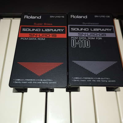 Roland SN-U110-08 Sound Library Synthesizer PCM Data ROM Card