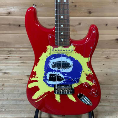 Fender 30th Anniversary Screamadelica Stratocaster Electric Guitar - Custom Graphic image 1