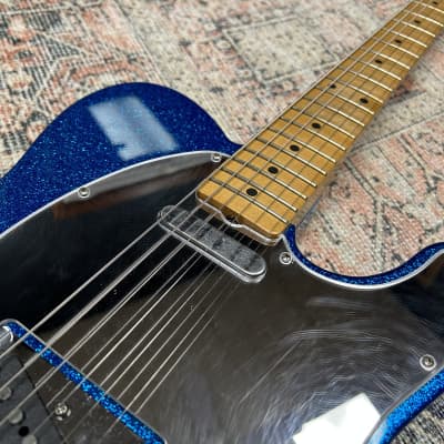 Fender J Mascis Signature Telecaster Bottle Rocket Blue Flake W/ Gigbag image 5