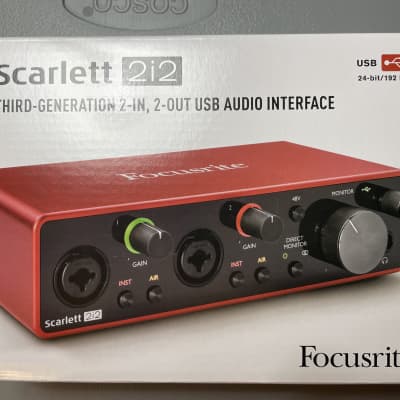 Focusrite Scarlett 2i2 3rd Gen USB Audio Interface UNOPENED image 1