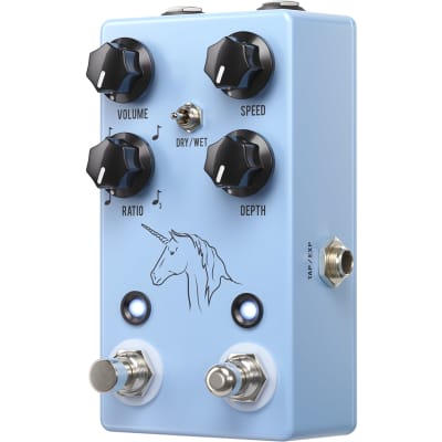 JHS Pedals Unicorn V2 Analog Bulb Driven Univibe Pedal with Tap Tempo image 2