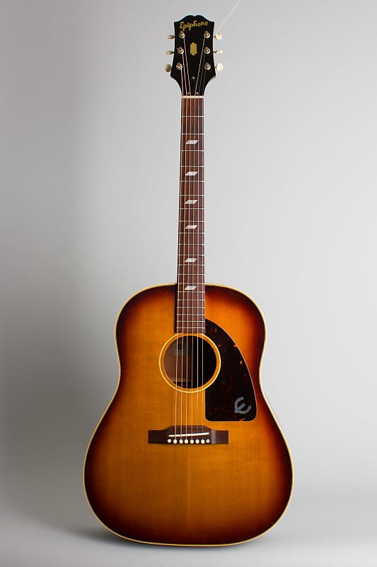 Epiphone  FT-79 Texan Flat Top Acoustic Guitar (1959), ser. #A-2499, black tolex hard shell case. image 1