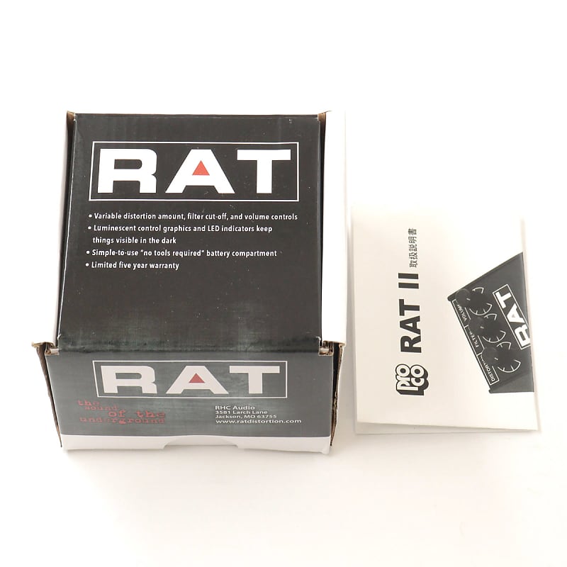 Provo RAT Ⅱ ProCo USA Rat 2 Distortion w/ Keeley 3-Way Mod + LM308 chip
