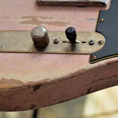 Fender American Telecaster Heavy Relic Nitro Shell Pink  w/ Maple Neck image 9
