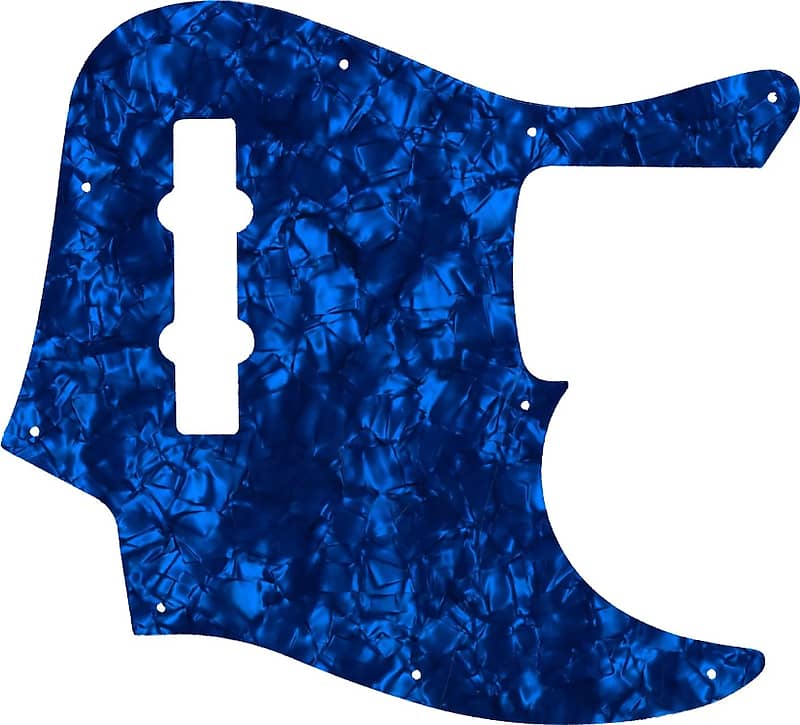 WD Custom Pickguard For Fender American Elite Jazz Bass #28DBP Dark Blue Pearl/Black/White/Black image 1