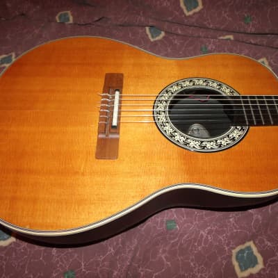 Vintage 1976 Ovation Country Artist 1624-4 Classical Acoustic-Electric Guitar image 4
