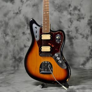 Fender Mexico Kurt Cobain Jaguar Relic Sunburst | Reverb