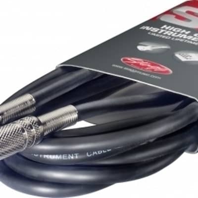 Stagg 10' 3 m/10 ft. Deluxe instrument cable - phone plug/phone plug, SGC3 for sale