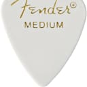 Fender 351 White Medium Celluloid Guitar Picks, 12 pack | 1980351880