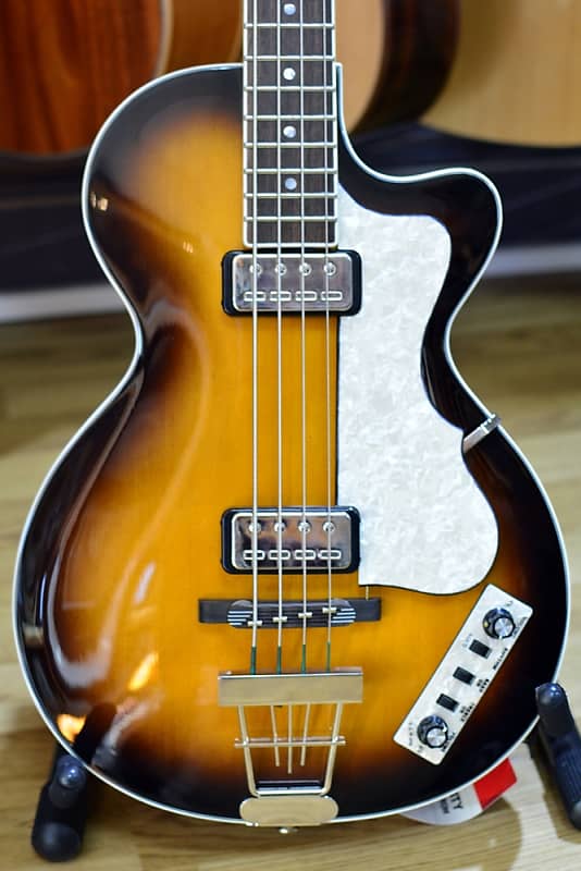 Hofner HCT Club Sunburst Electric Bass Guitar image 1