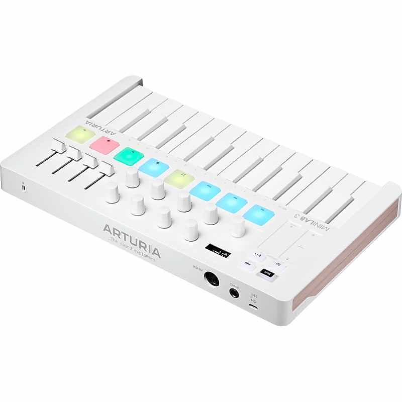 ARTURIA - MINILAB3-ALP-WH - Clavier maitre Minilab 3 Alpine White