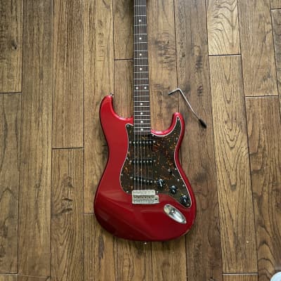 Awesome CIJ Fender Stratocaster Electric Guitar Red Sparkle Tortoise Fujigen ca. 2002 image 17