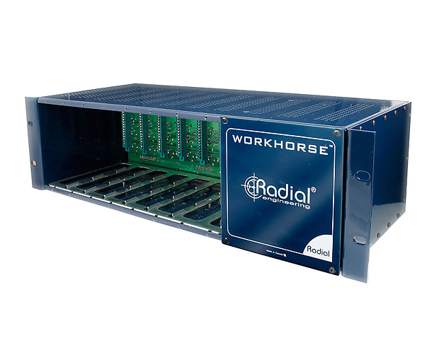 Radial Workhorse WR-8 8-Slot Powered 500 Series Rack image 2