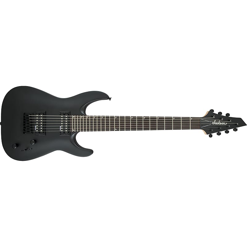 Jackson JS Series Dinky Arch Top JS22-7 DKA HT 7-String Guitar, Satin Black image 1