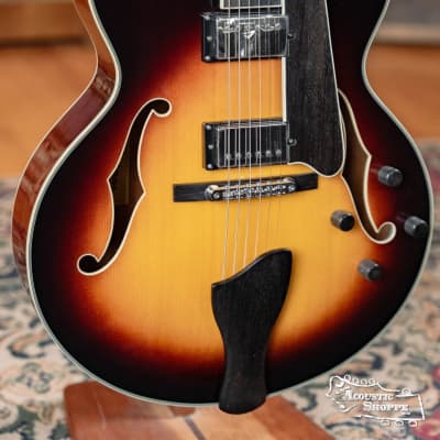 Eastman AR605CED-CS Spruce/Mahogany Classic Sunburst Archtop Guitar w/ Seymour Duncan Seth Lover Humbucker Pickup #0508 image 7