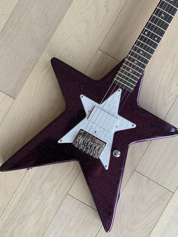 Daisy Rock Star Guitar メタリックパープル Daisy Rock Debutante Star Short Scale Electric Guitar Cosmic
