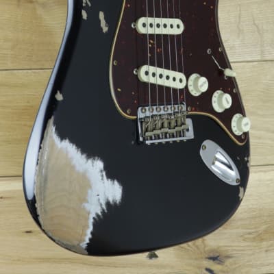 Fender Custom Shop 61 Strat Heavy Relic, Black CZ558463 image 3