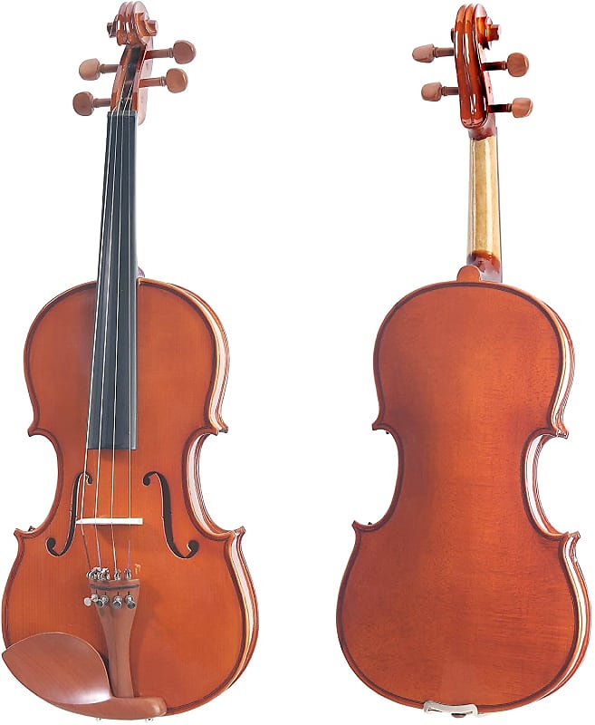 Cecilio CVN-200 Solidwood Violin with D'Addario Prelude Strings - Size 3/4 image 1