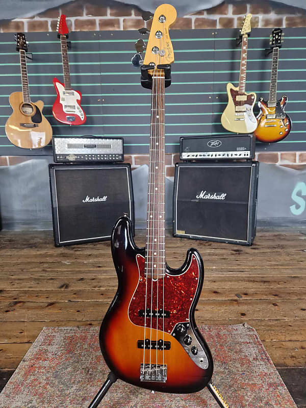 Fender American Standard Jazz Bass 3-Colour Sunburst 2016 Electric Bass