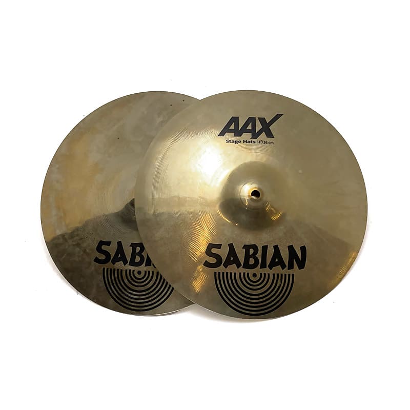 Sabian AAX 14 Inch Stage Hi Hat Cymbals
