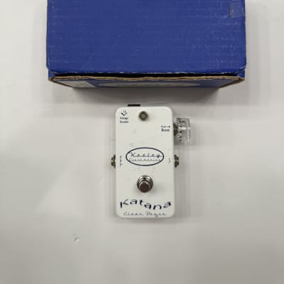 コレクション級！Keeley Katana Clean Boost v1 初期型 Katana-Front-e1524682652232-1.jpg