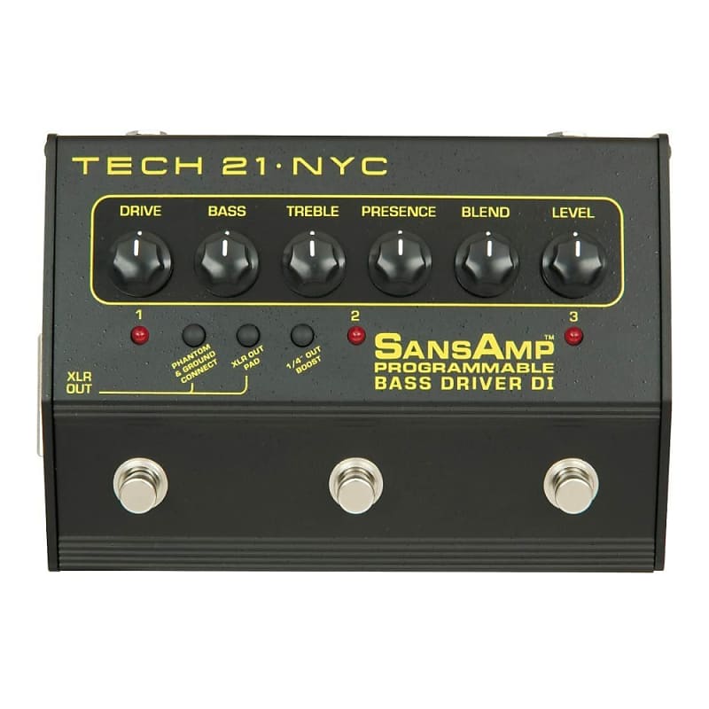 Tech 21 SansAmp Programmable Bass Driver DI