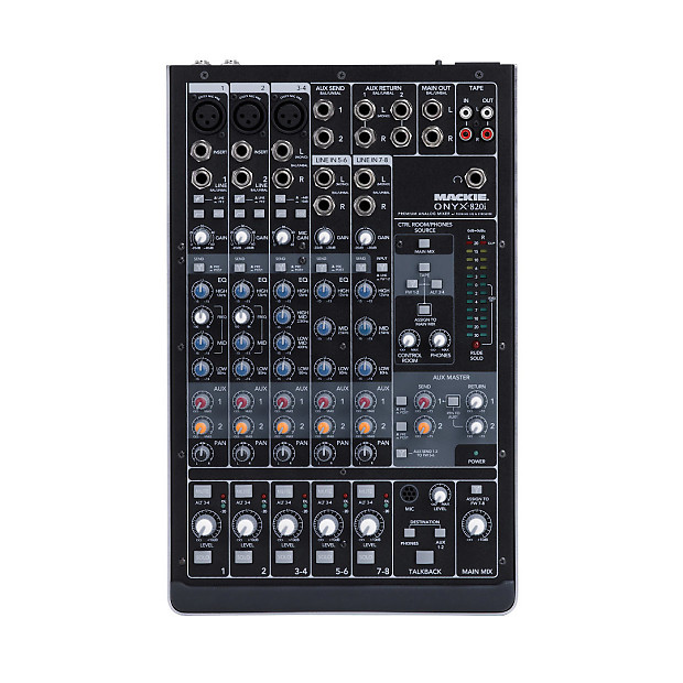 Mackie Onyx 820i 8-Channel Premium Analog Mixer with