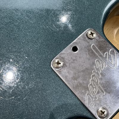 Fender 1989 Strat Plus Deluxe Gun Metal Blue Maple Neck w/Red Label Case image 16