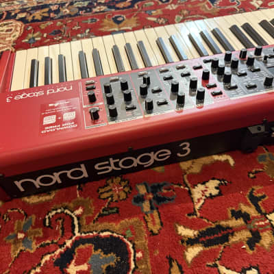 Nord Stage 3 HA88 Hammer Action 88-Key Digital Piano 2017 - Present - Red (warranty / NORD trolley bag) image 4