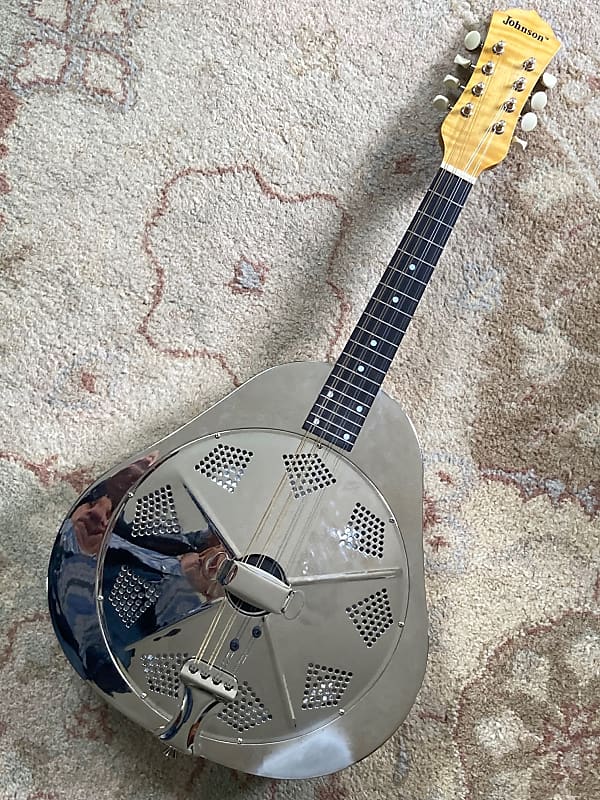buzzbuzz…johnson リゾネーターマンドリン Johnson Resonator Mandolin | Reverb