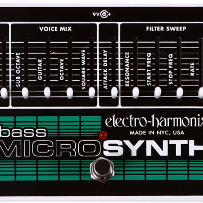 Electro Harmonix Bass Microsynth Effects Bass Pedal image 2