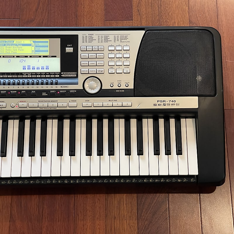 Yamaha PSR-740シンセサイザー 61鍵盤 YAMAHA PSR-740シンセサイザー 61鍵盤 YAMAHA MODX7+ 76鍵盤