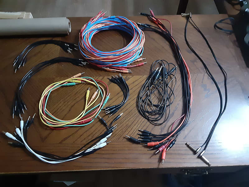 Various Long Eurorack Patch Cables (x70) Reverb