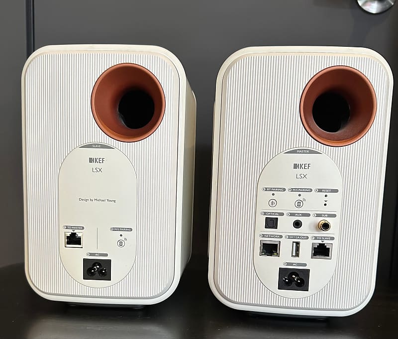 KEF LSX Wireless Speaker Music System (Pair) - White - White