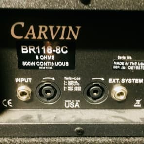 【動作良好】Carvin BR118N-8 ベースキャビネット 動作良好】Carvin BR118N-8 ベースキャビネット - メルカリ