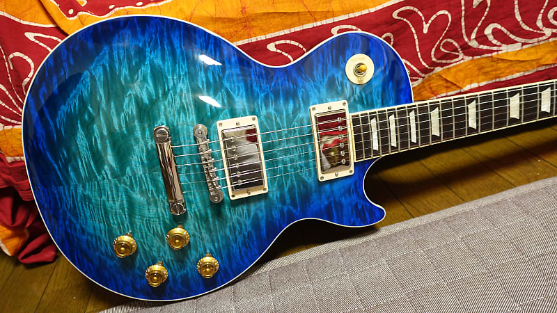 Gibson Goryo Yuto Signature Les Paul Standard Trans Blue Burst