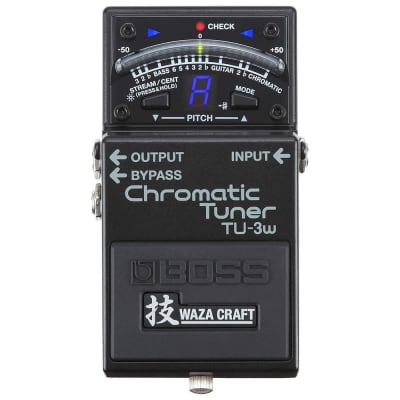 BOSS TU-3W Waza Craft Chromatic Guitar / Bass Tuner Pedal with Selectable Bypass image 4