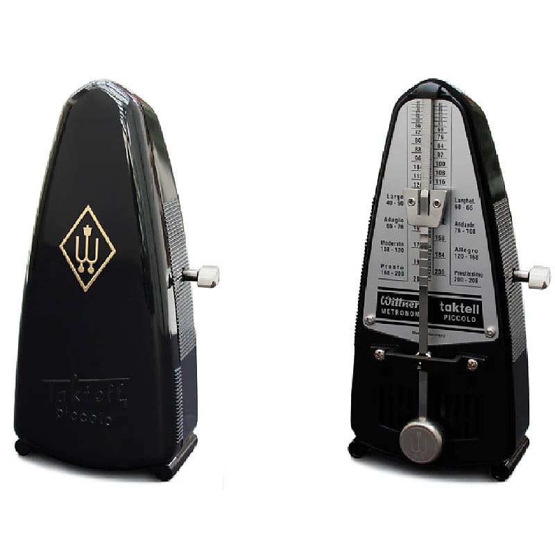 Wittner 836-U Wittner Series 830 Taktell Piccolo Metronome, Black Shell  image 1