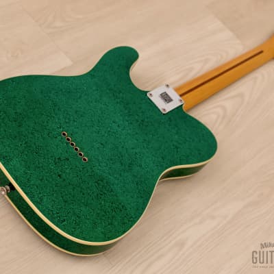 2013 Fender Telecaster Custom TL52B Green Sparkle w/ Upgrades, Japan MIJ image 13