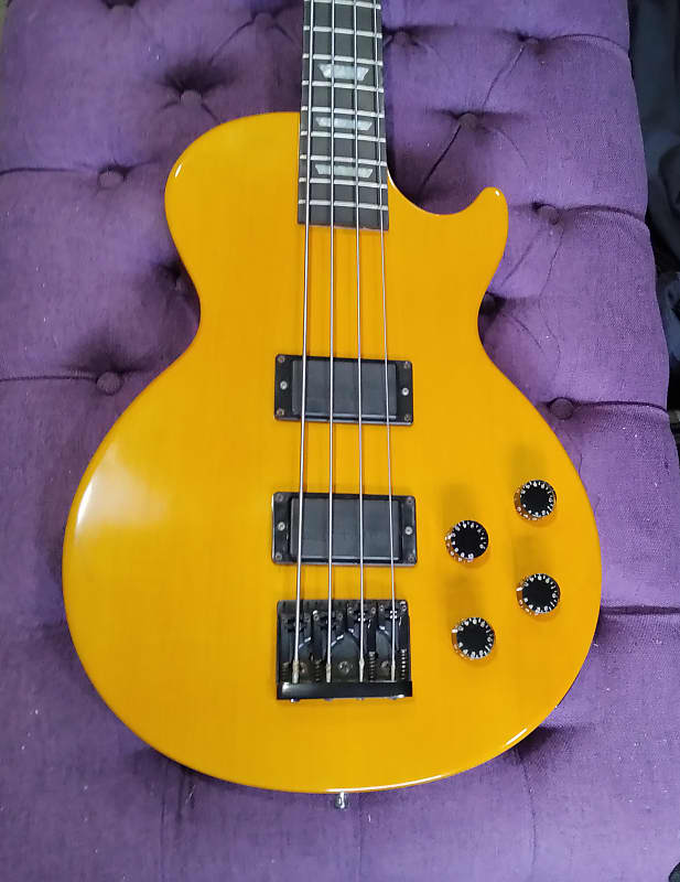 Gibson LPB-2 Deluxe Les Paul Bass 1992 - Translucent Amber