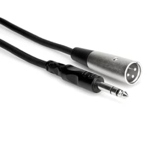 Hosa STX-120M XLR3M to 1/4" TRS Male Balanced Interconnect cable - 20'