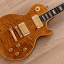 1992 Gibson Les Paul Standard AAA Flame Monster Top Trans Amber w/ Gold Hardware, 100% Original