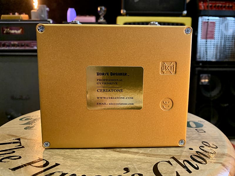 新品 未使用 Ceriatone Horse Breaker Gold Horse Breaker Professional Overdrive - Ceriatone