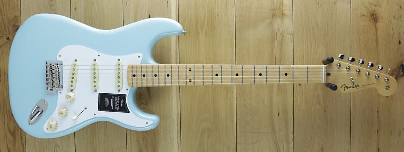 Fender Vintera 50s Stratocaster Modified Maple Daphne Blue MX21562853 image 1