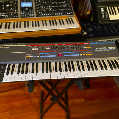 Roland Juno-106 61-Key Programmable Polyphonic Synthesizer 1984 - 1985 - Black