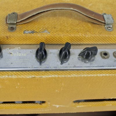 Fender Deluxe 5B3 Wide Panel 10-Watt 1x12" Guitar Combo 1953 Tweed image 22