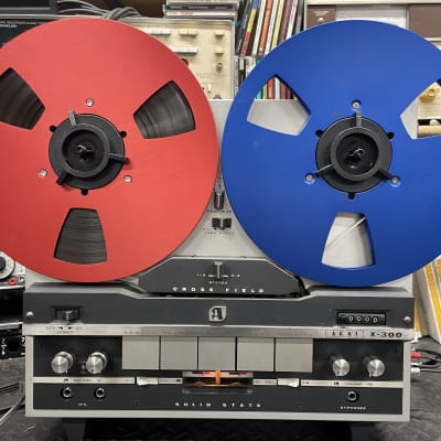 TEAC X-7R 7 inch 6 head Auto Reverse reel to reel tape deck recorder with  dust cover
