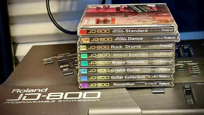 Roland SL-JD80 Full Card Collection 1991 - Black | Reverb Poland